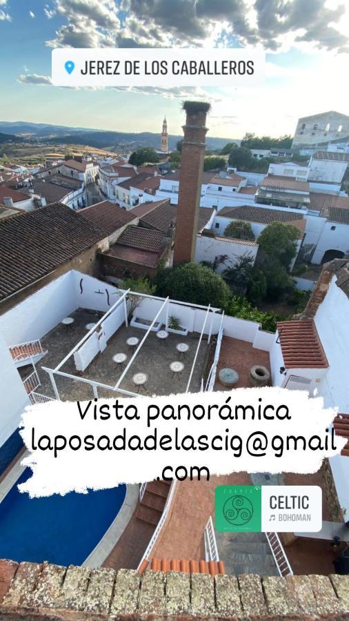 Hotel Rural La Posada De Las Cigueenas Jerez De Los Caballeros Exteriör bild